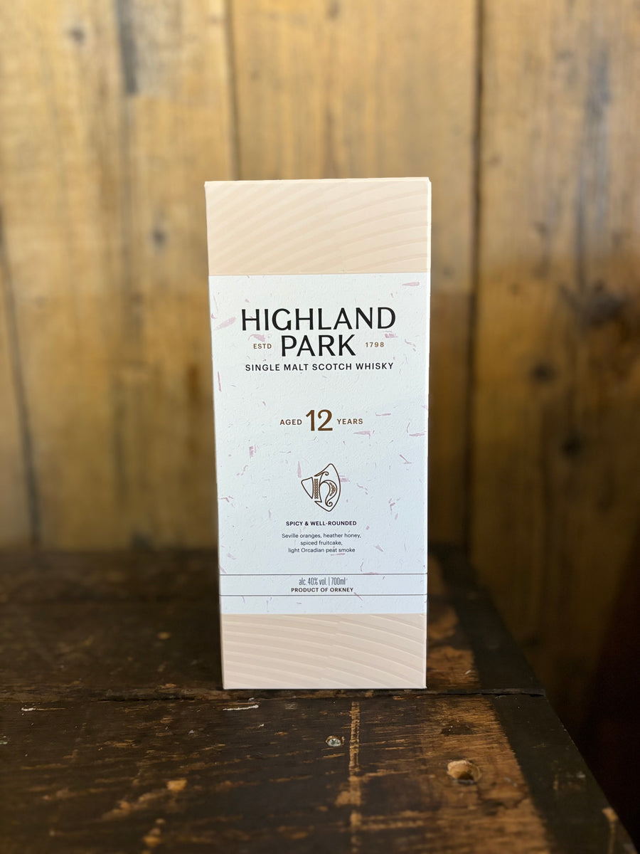 Highland Park Orkney 12 Year Old Scotch Whisky – The Grape and Grain