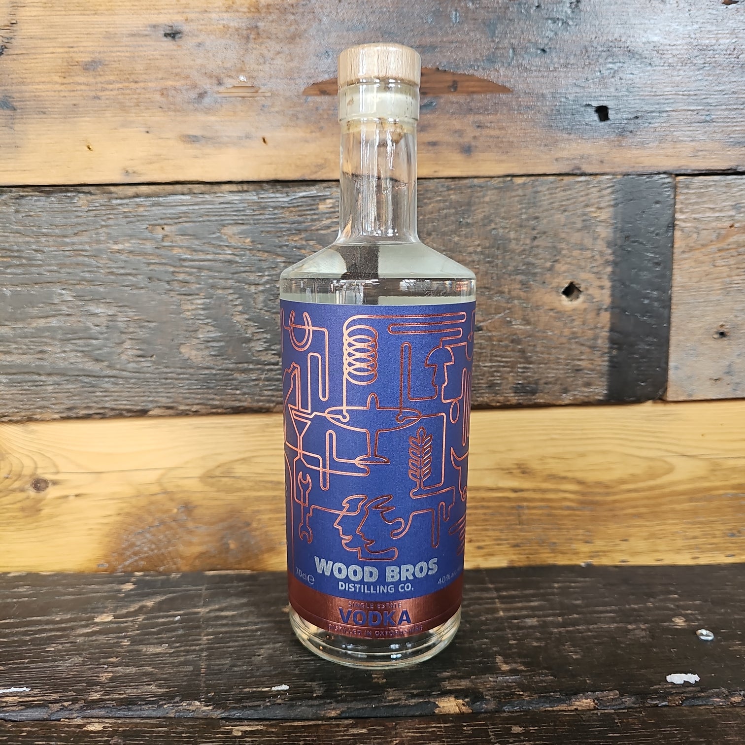 Wood Bros Vodka The Grape and Grain