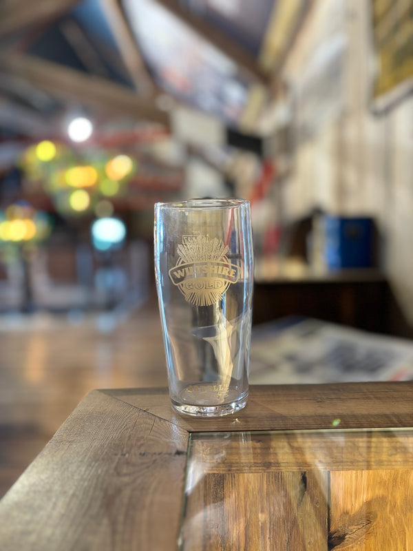 Wiltshire Gold Pint Glass