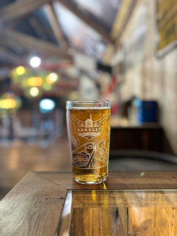 Arkell's Branded Pint Glass