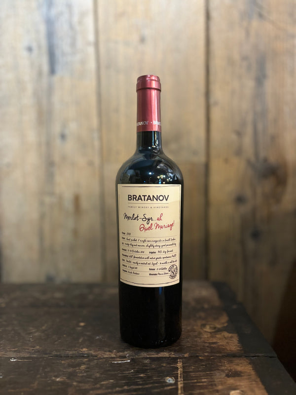 Bratanov Winery Merlot & Syrah Quel Mariage